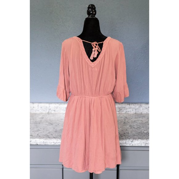 Maurices Rose Dress, Size Large - Picture 2 of 4